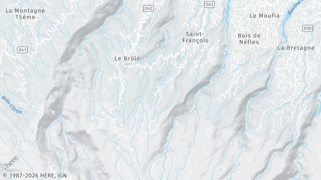 Carte de la zone d'intervention à Saint-Denis