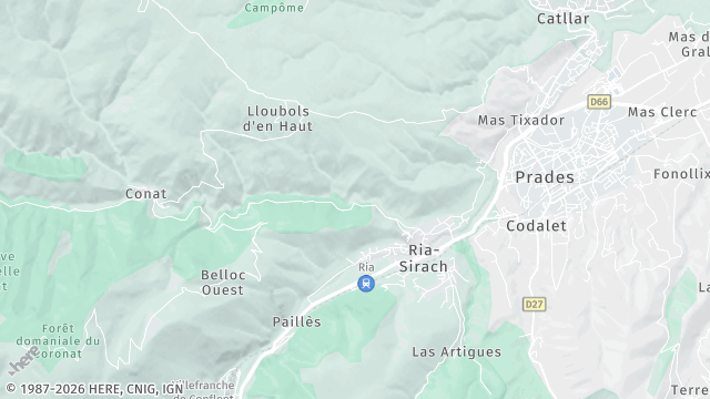Carte de la zone d'intervention à Ria-Sirach