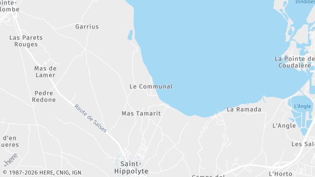 Carte de la zone d'intervention à Saint-Hippolyte