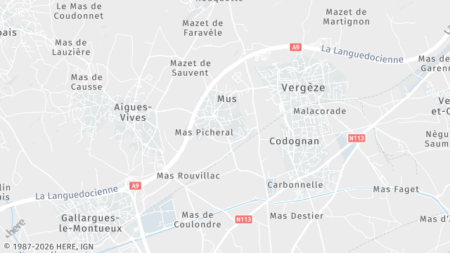 Carte de la zone d'intervention à Mus