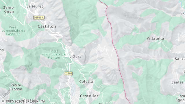 Carte de la zone d'intervention à Castellar