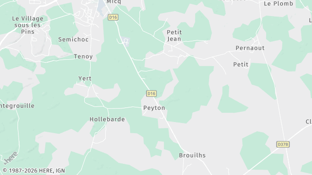 Carte de la zone d'intervention à Léon