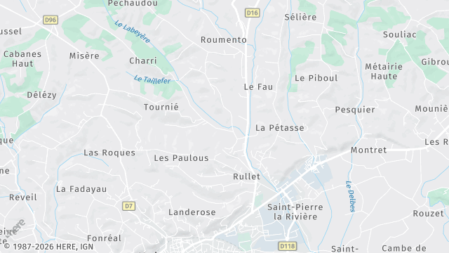 Carte de la zone d'intervention à Moissac