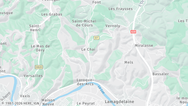 Carte de la zone d'intervention à Bellefont-La Rauze