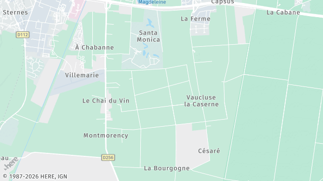 Carte de la zone d'intervention à Gujan-Mestras