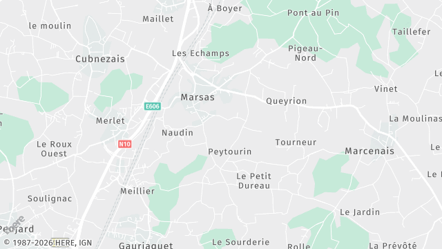 Carte de la zone d'intervention à Marsas