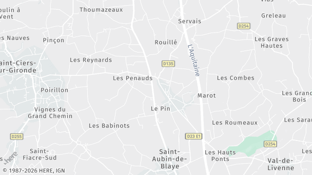 Carte de la zone d'intervention à Val-de-Livenne