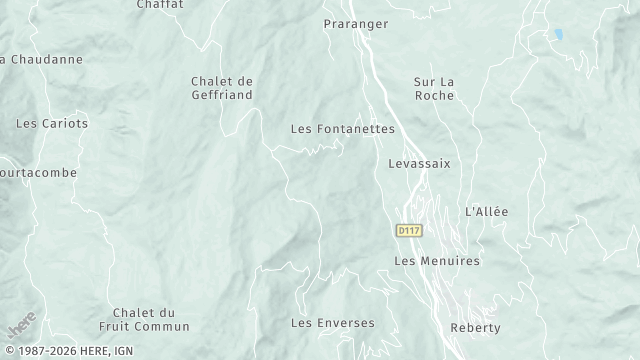 Carte de la zone d'intervention à Les Belleville