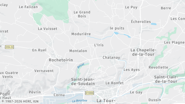 Carte de la zone d'intervention à Saint-Jean-de-Soudain