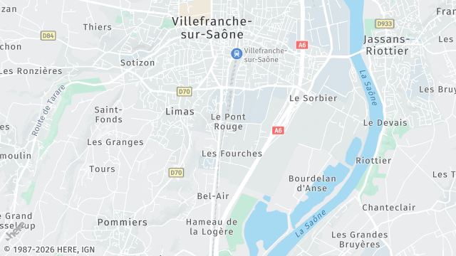 Carte de la zone d'intervention à Limas