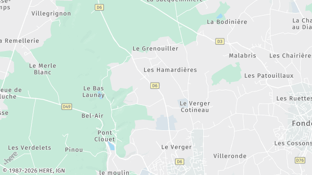 Carte de la zone d'intervention à Luynes