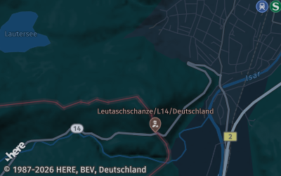 Heizung Map of Mittenwald