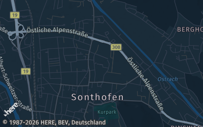 Heizung Map of Sonthofen