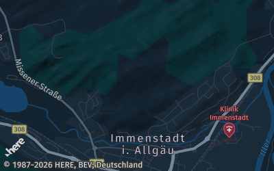 Heizung Map of Immenstadt im Allgäu