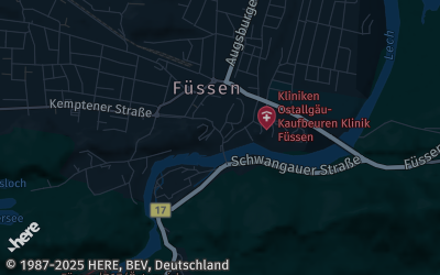 Heizung Map of Füssen