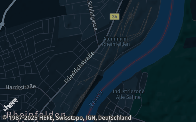 Heizung Map of Rheinfelden