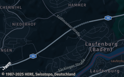 Heizung Map of Laufenburg