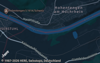Heizung Map of Hohentengen am Hochrhein