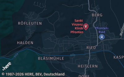 Heizung Map of Pfronten