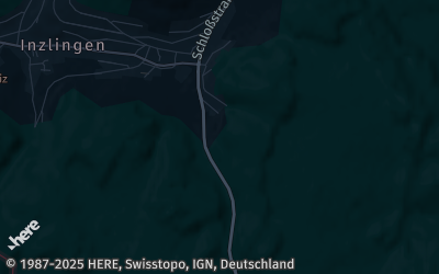 Heizung Map of Inzlingen