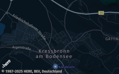 Heizung Map of Kressbronn am Bodensee