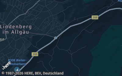 Heizung Map of Lindenberg im Allgäu