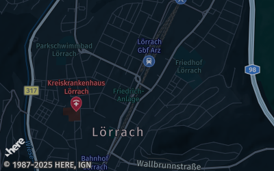 Heizung Map of Lörrach