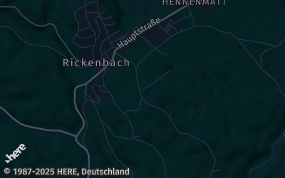 Heizung Map of Rickenbach