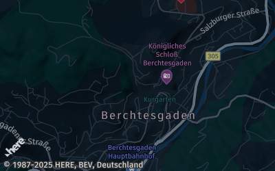 Heizung Map of Berchtesgaden