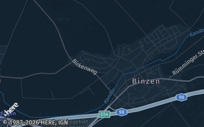 Heizung Map of Binzen