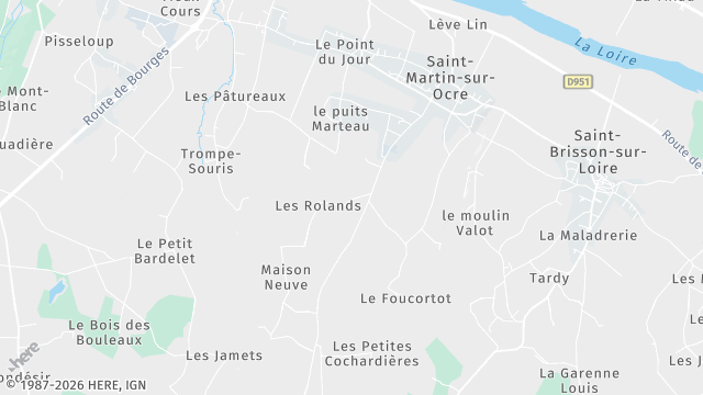 Carte de la zone d'intervention à Saint-Martin-sur-Ocre