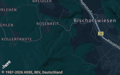 Heizung Map of Bischofswiesen
