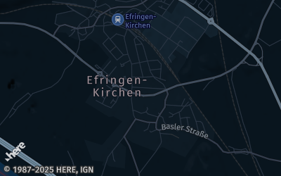 Heizung Map of Efringen-Kirchen