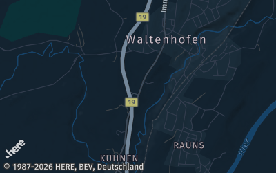 Heizung Map of Waltenhofen