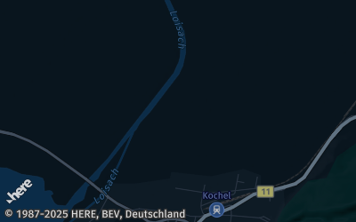 Heizung Map of Kochel am See