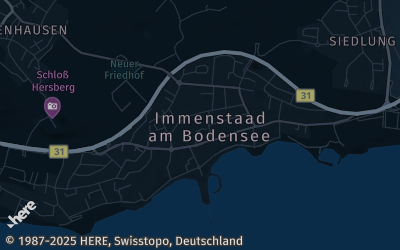 Heizung Map of Immenstaad am Bodensee