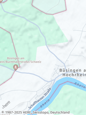 Here Map of Büsingen am Hochrhein