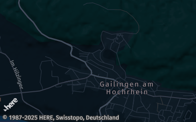 Heizung Map of Gailingen am Hochrhein
