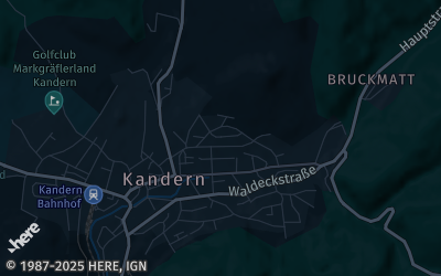 Heizung Map of Kandern