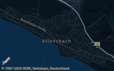 Heizung Map of Allensbach