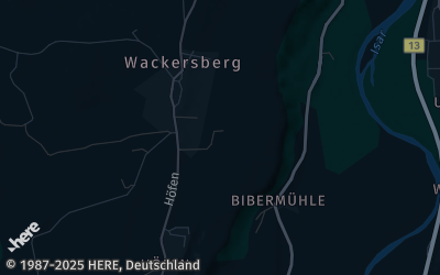 Heizung Map of Wackersberg bei Bad Tölz