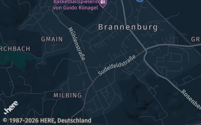 Heizung Map of Brannenburg