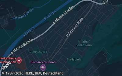 Heizung Map of Bad Reichenhall