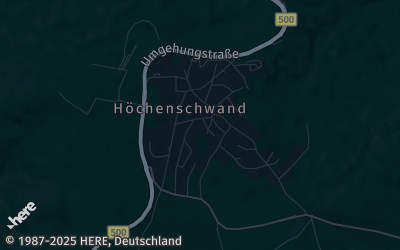Heizung Map of Höchenschwand