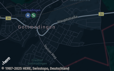 Heizung Map of Gottmadingen
