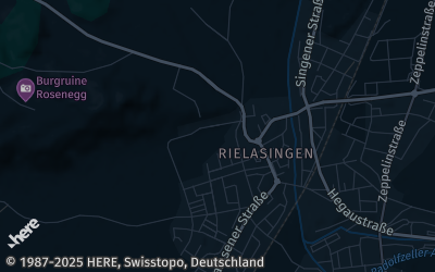 Heizung Map of Rielasingen-Worblingen
