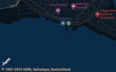 Heizung Map of Radolfzell am Bodensee