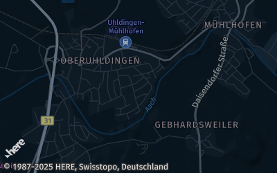 Heizung Map of Uhldingen-Mühlhofen