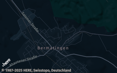 Heizung Map of Bermatingen