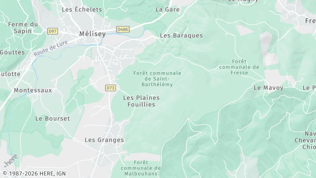 Carte de la zone d'intervention à Saint-Barthélemy